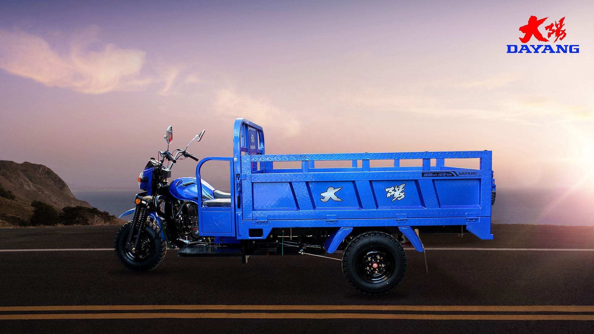 CCC Three Wheel Cargo Motorcycle with 250W Motor and 12V Voltage within CCC Design