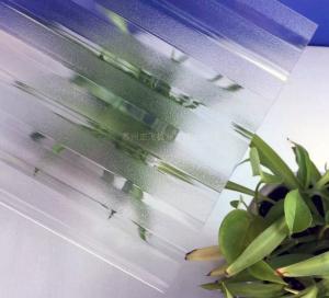 Quality 6mm 8mm Polycarbonate Corrugated Sheet Ultra Strong UV Protection wholesale