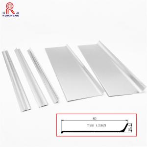 Quality Living Room Extrusion Aluminum Wall Skirting Board Profiles Various Colors wholesale