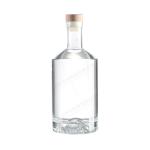 Collar Material Glass Bottle 500ml 750ml 100ml Clear with Thick Fire Mountain