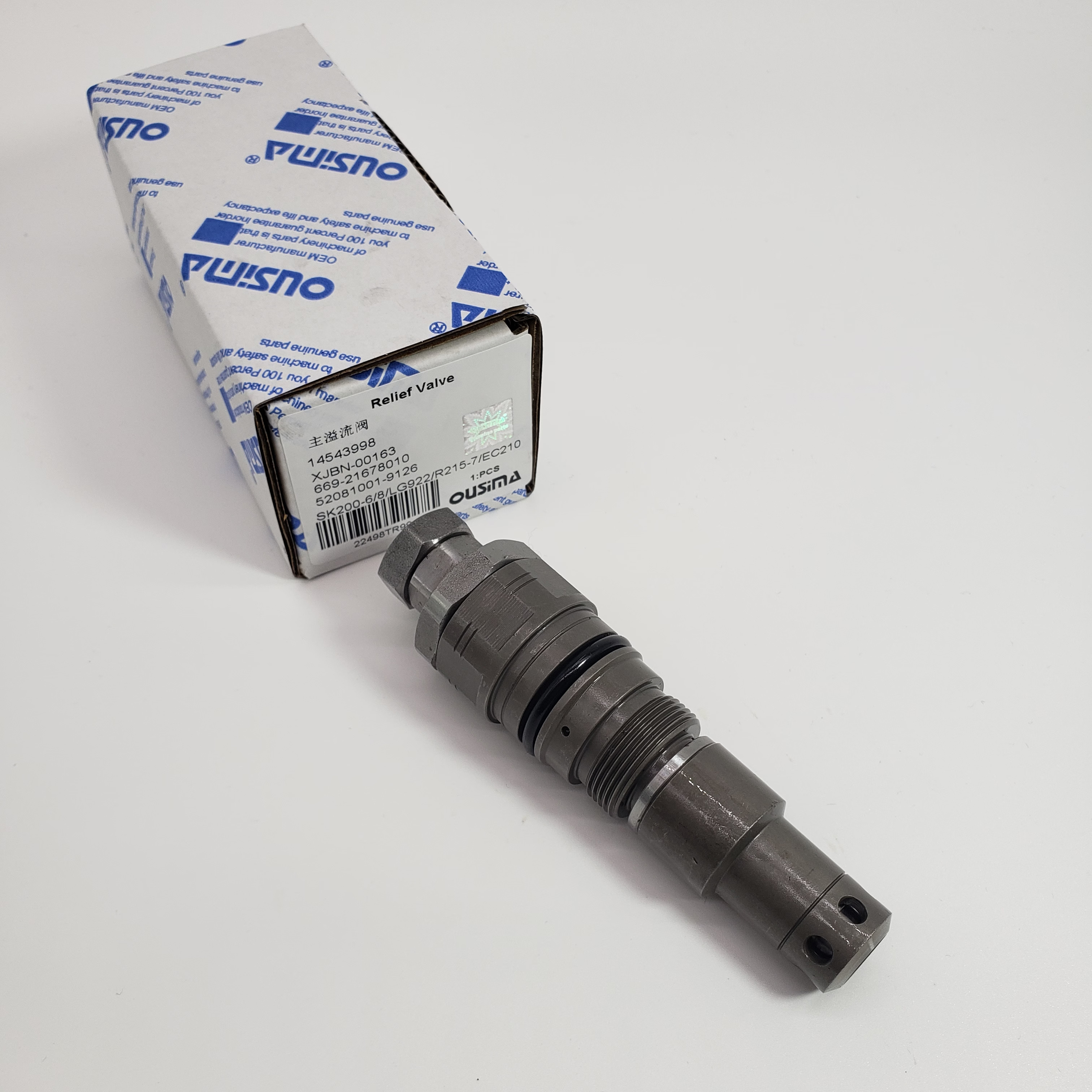 669-21678010 Relief Valve 14543998 XJBN-00163 52081001-9126 For KOBELCO LIUGONG