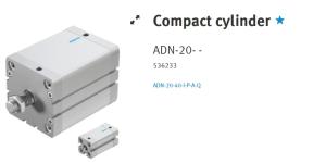 Quality Compact air cylinder, double-acting ADN-20-40-I-P-A-Q 536233 wholesale