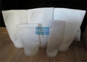 Quality 1# 2# Size High Temperature Filter Bags Favorable Molding Capability With Metal Ring wholesale