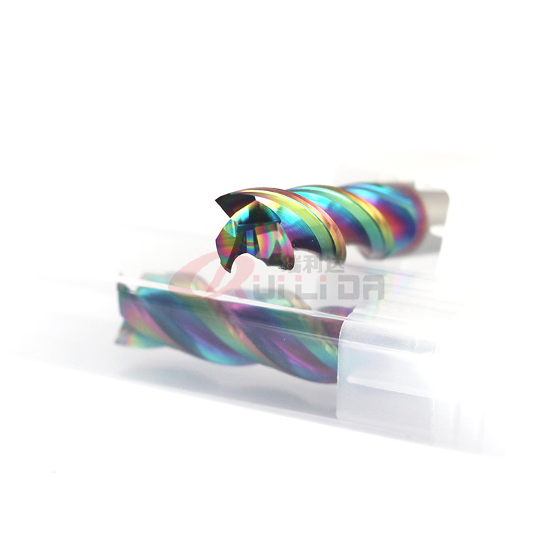 RLD Solid Carbide End Mill Dlc Coated For Aluminum Endmill 6mm 1/4"
