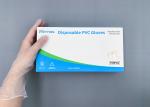 Odourless Clear And Blue Industry Vinyl Pvc Disposable Exam Gloves