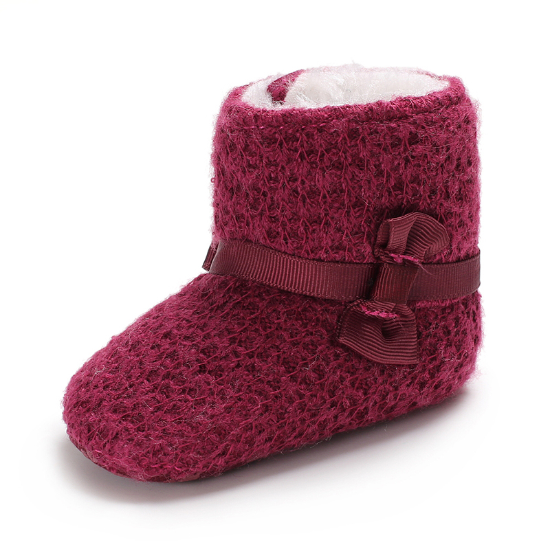 2019 winter Cotton plush warm 0-18 months Newborn baby booties