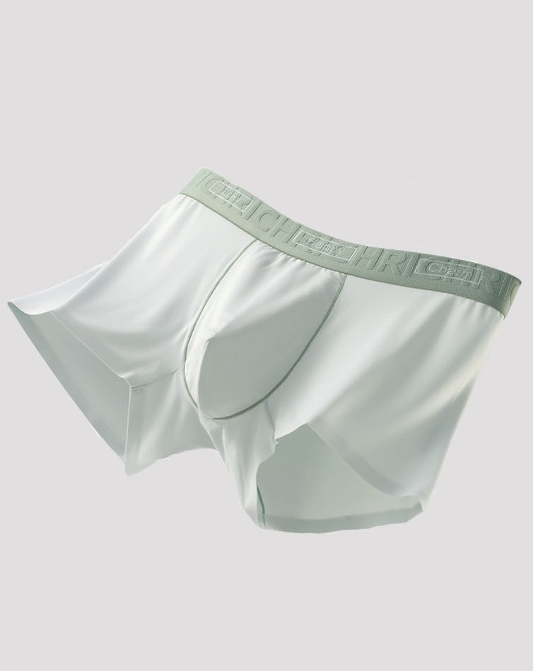 Modal Breathable Mid Waist Boxer Briefs Comfortable U Convex Men'S Underwear