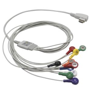 Quality DMS Holter ECG Cable and Leadwires 10 lead IEC Snap wholesale