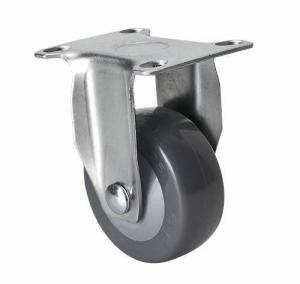 Quality Edl Light 36025-74 2.5mm Rigid PU Caster with Sleeve Bearing 70kg Load Capacity wholesale