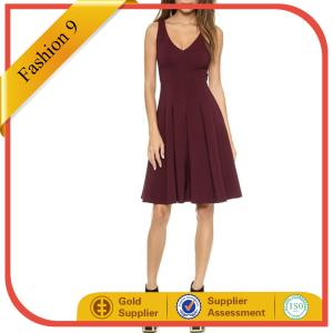 Quality Women Precise Pleated Jersey Dress wholesale