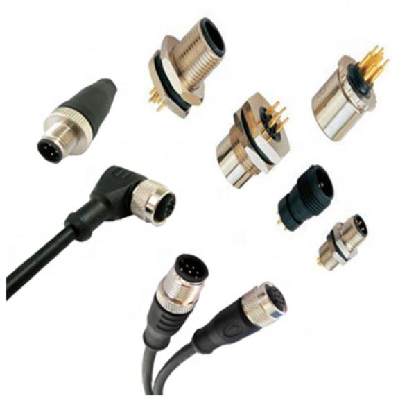 Ip67 M12 Circular Connector Industry Plug And Socket Male Female 8 pin aviation