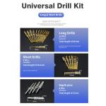 Osseodentification Drills Kit For Dental Implantation Long & Short Drills Kit