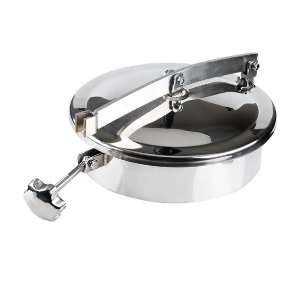 Food Grade SS304/316L Sanitary Stainless Steel Circular Elliptic Manway Cover