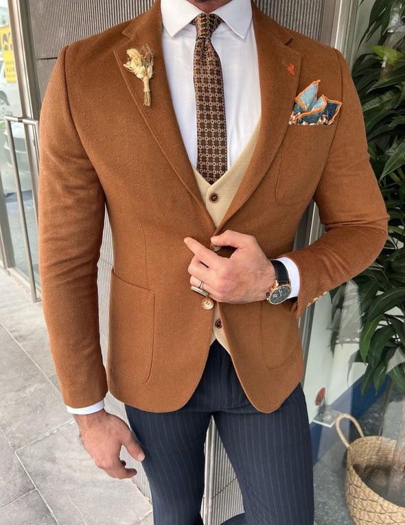 Mens Business Casual Suit Jacket