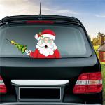 Anti UV Waterproof Car Stickers Car Window Sticker Santa Claus Decoration