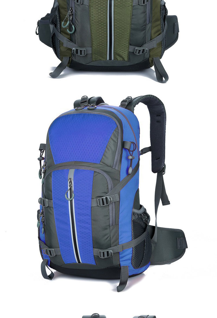 Large Capacity Outdoor Sports Backpacks , Men Women Travel Backpack Custom Logo