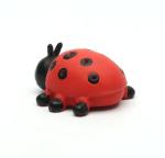 Soft Latex Ladybug stuffed pet puppy chew toys dog animal toys