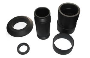Quality Heat Resistance Black Peek Bushings 1.3-1.6g/cm3 Custom Peek Parts wholesale