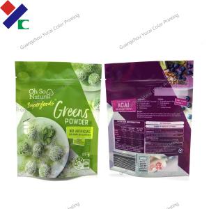 Quality Plastic Material Stand Up Zipper Pouch Clear Window Food Packaging wholesale