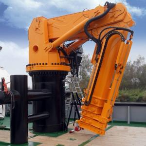 Quality China New Condition Knuckle Boom Ship Crane for Sale Marine Ship Deck Crane wholesale