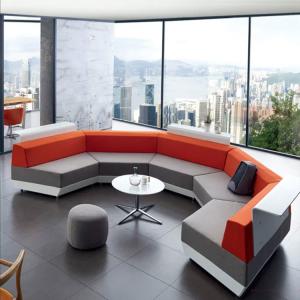 Quality Microfiber Leather Office Sofa set wholesale
