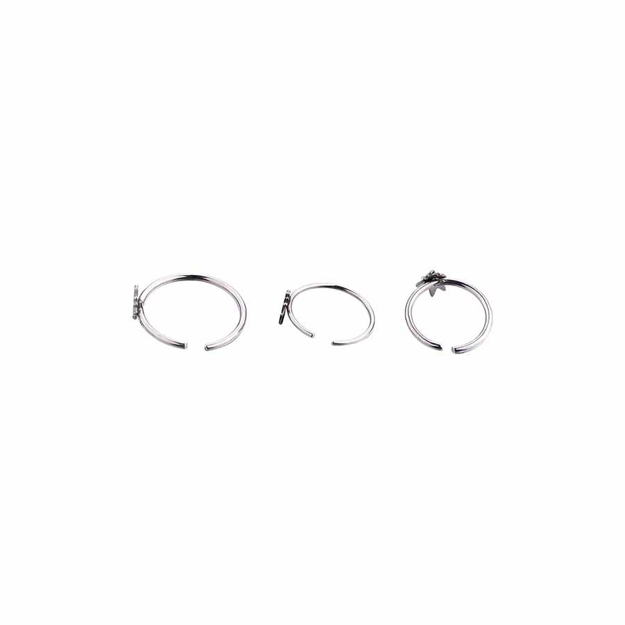 316L stainless steel nose rings C shape piercing jewelry nose rings