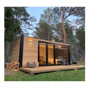 Quality Wooden Foundation Tiny House on Steel Structure Container House Portable Prefab Modern Design for Hotel wholesale