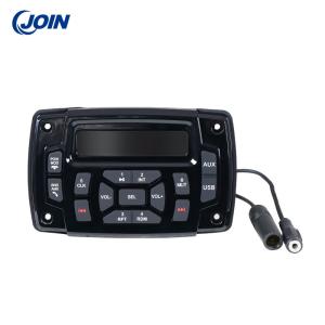 Quality Waterproof Golf Cart Stereo Kit Black Electric Golf Car Radio ODM wholesale