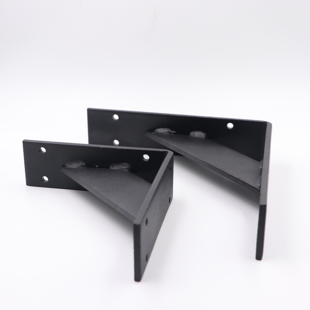 Black High Precision Sheet Metal Stamping Custom Steel Copper Punch Bend Weld Forming Processing Part