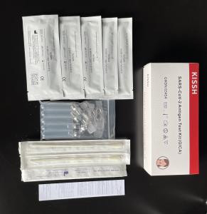 Quality KISSH Plastic Colloidal Gold Rapid Antigen Test Home Kit CE wholesale