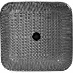 Countertop 400mm Wash Hand Basin 12mm Thick Gray Color For Dining Room