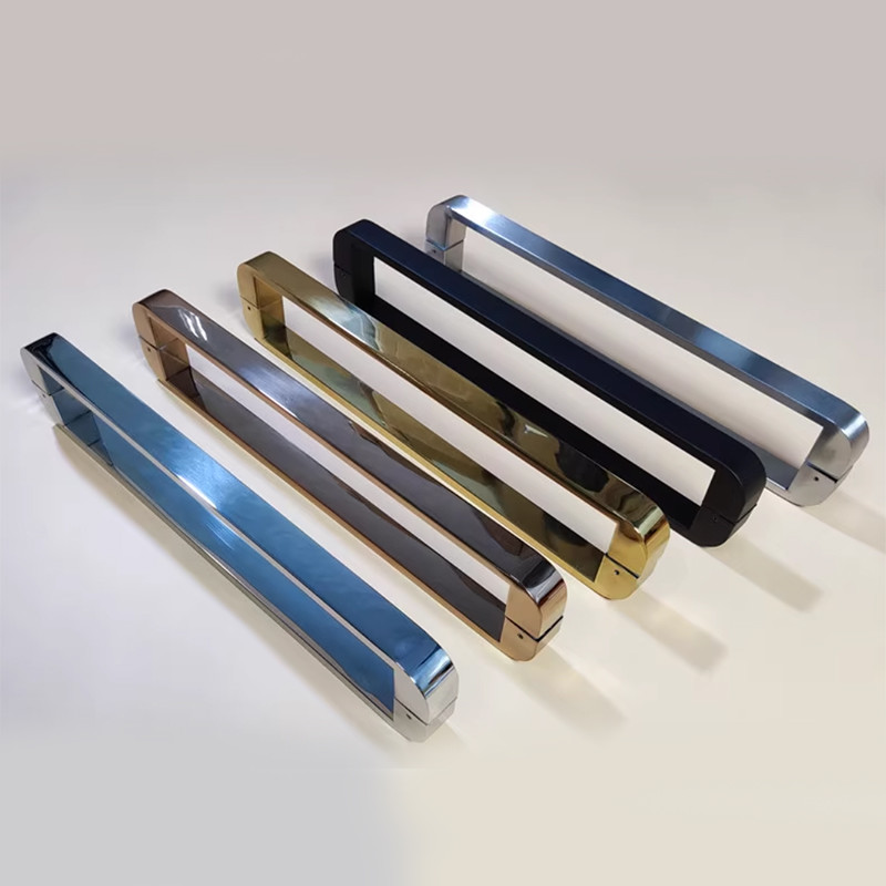 SUS304 Waterproof Shower Glass Door Handle High Security Shower Door Pull Handle