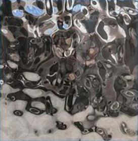Quality Ss Water Stainless Steel Ripple Sheet Stamped Wall Panel Ceiling PVD Mirror Wave wholesale