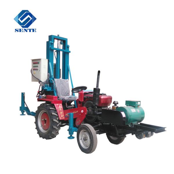 Cheap 120 Meters Trailer Mounted Drilling Rigs Tractor Mounted Drilling Rig Truck Mounted Drilling Rig for sale