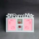 Wooden Baby Hand And Footprint Frame
