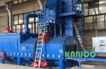 0.5m/Min Electric Roller Conveyor Shot Blasting Machine For Cleaning