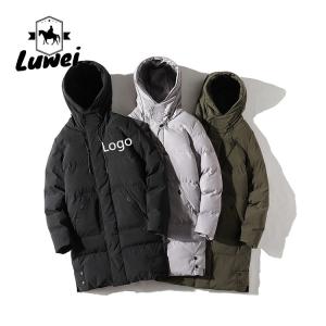 Quality Outdoor Men Winter Coat Jacket Hoodies Thick Cotton Bubble Coats With Pockets wholesale