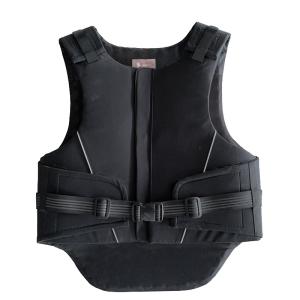 Quality Black Safety Gilet for Horse Riders Lightweight Comfortable Equestrian Vest 1.2 KG wholesale