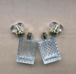 Glass Square Refillable Perfume Bottle 50ml