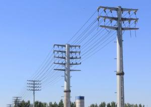 Quality 8 9 Mtr Steel Tubular Pole Polygonal Galvanised Street Light 110KV wholesale