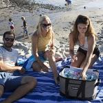 Leakproof Collapsible Insulated Bag Soft Sided Portable Grocery 50 Can Cooler