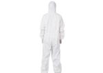 Antivirus Hooded Disposable Coveralls Waterproof White Work Protection