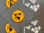 Conductive ESD Floor Tiles Interlocking Anti Static PVC Tiles