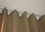 Lightweight metallic curtain fabric , aluminum material sequin curtain fabric