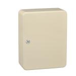 Durable Powder Coated Metal Key Safe / Wall Mounted Key Cabinet Lock With 2 Keys