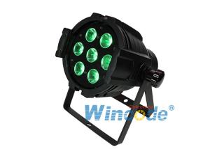 Quality DMX DJ DiscoLED Stage Light 7×10W RGBWA 5 in 1 LED Par Light wholesale