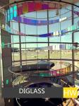 Diglass Laminated Dichroic Glass For Glass Shower
