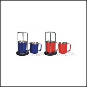 Quality Promotion 2pcs set stack stainless steel coffee sports mug water drink cup bottle wholesale