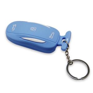 Quality Topfit Silicone Car Key Ring for Tesla Model X-Blue wholesale