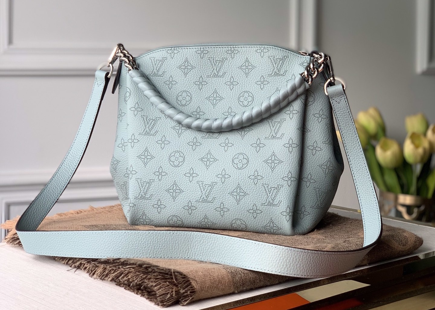babylone bb handbag soft sheep skin genunie leather luxury cross-body bag high capicity bag